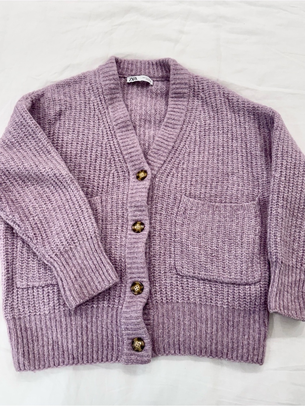 Zara oversized chunky knit cardigan